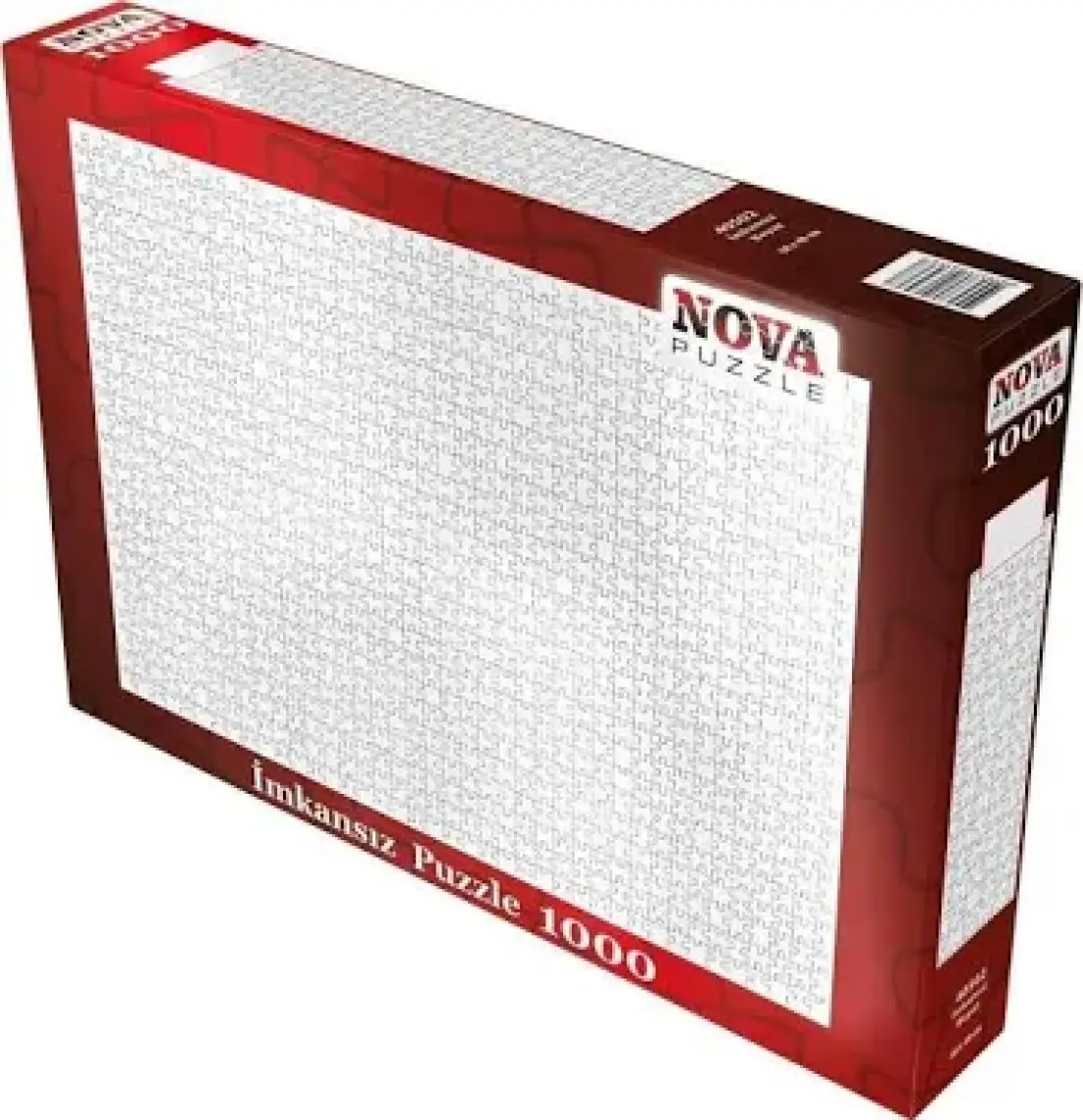 Nova Puzzle 1000 Parça Beyaz İmkansız Puzzle - Fantastik Kesim
