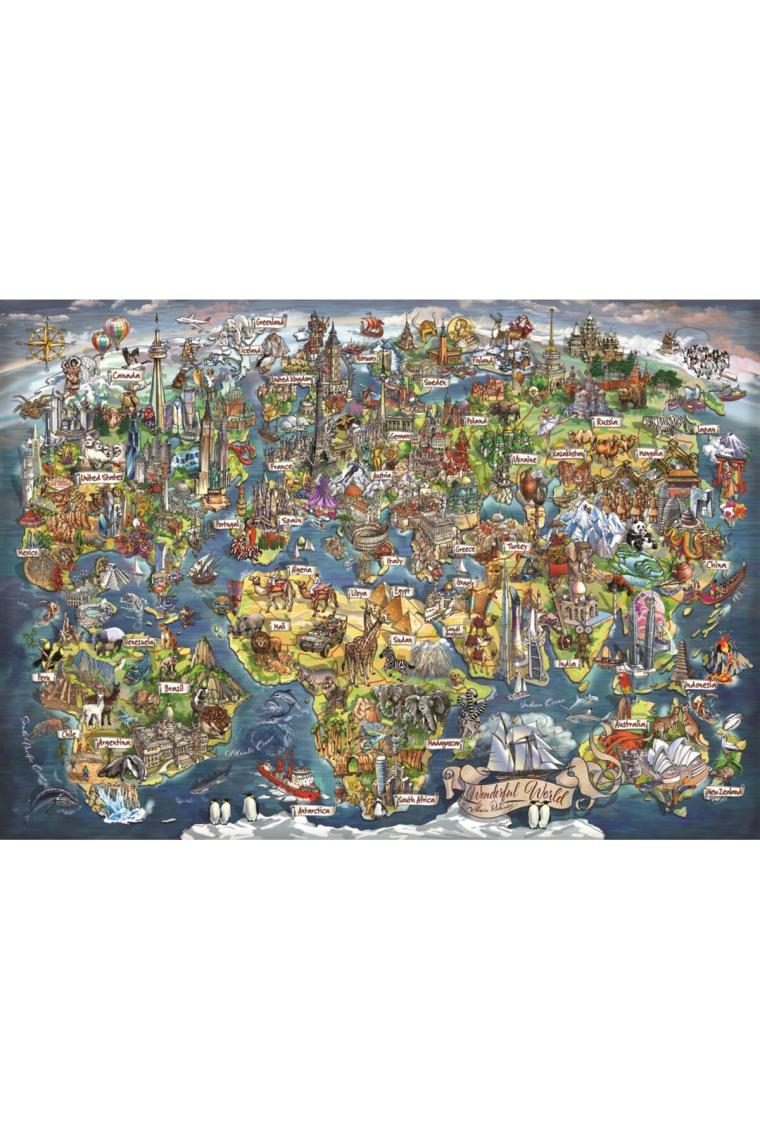Anatolian 3000 Parça Harika Dünya Puzzle