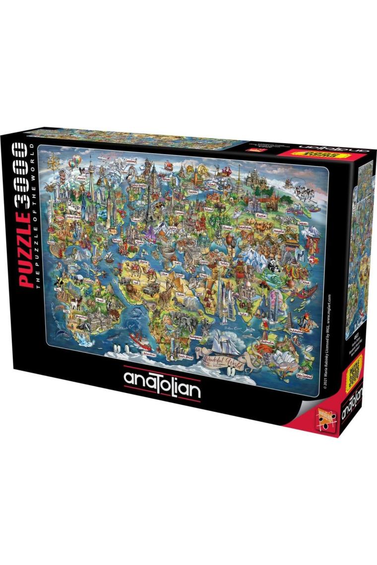 Anatolian 3000 Parça Harika Dünya Puzzle