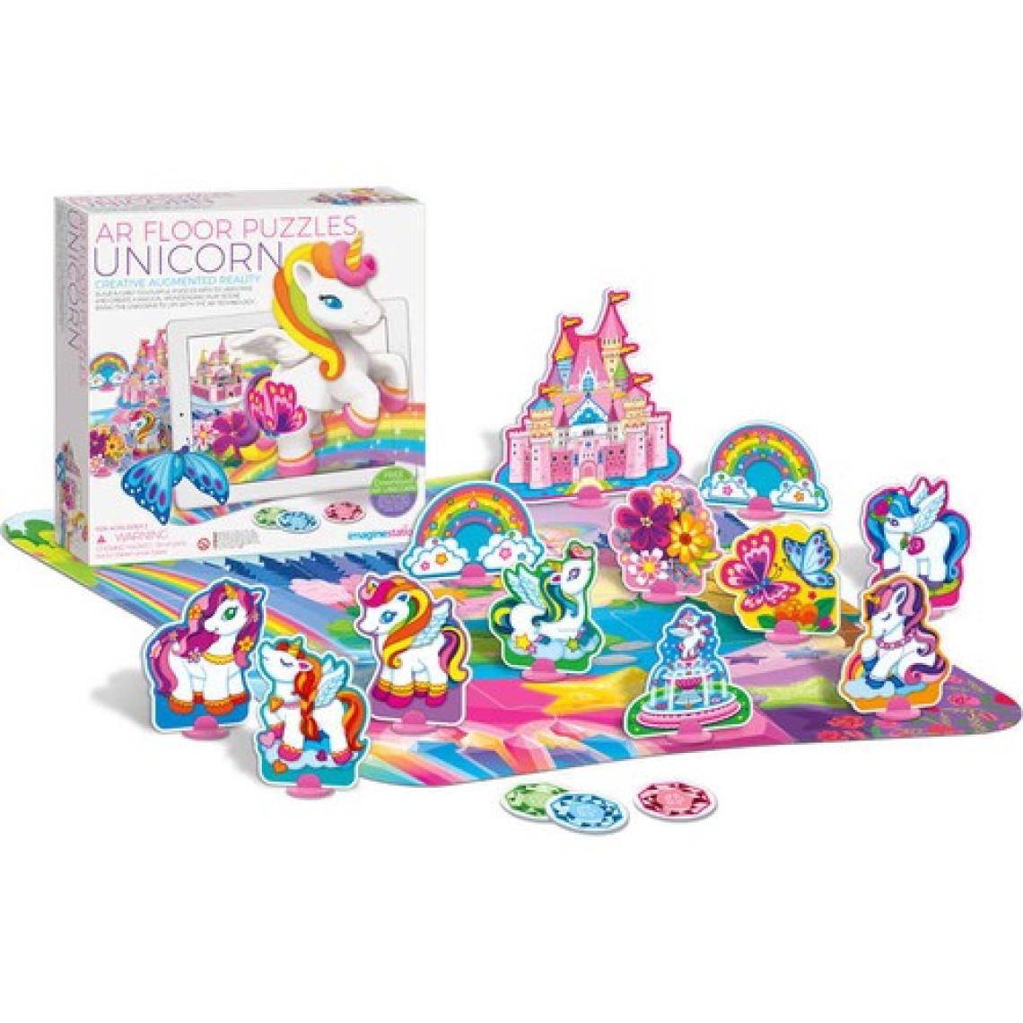 Junoo AR Floor Puzzles Unicorn Aplikasyon Destekli Arttırılmış Gerçeklik Oyunu
