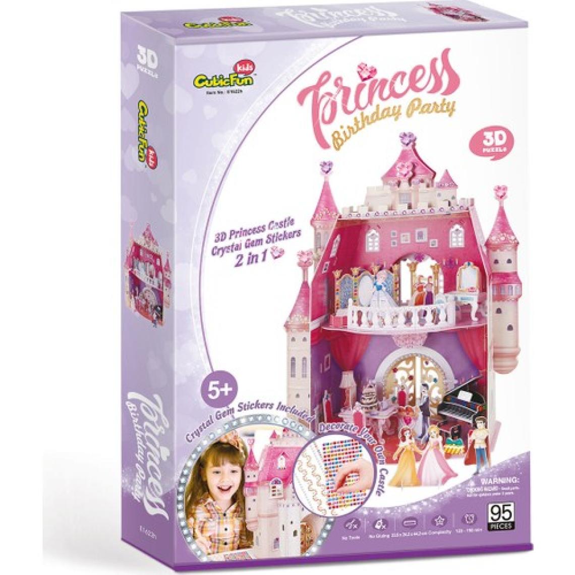 Cubic Fun Prenses Doğumgünü Şatosu 3D Puzzle