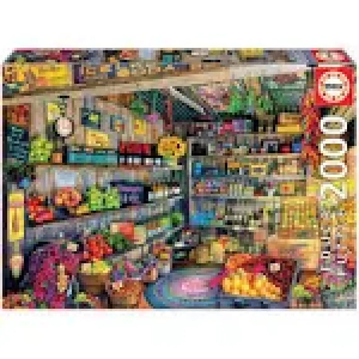 Educa Puzzle Grocery Shop 2000 Parça Puzzle