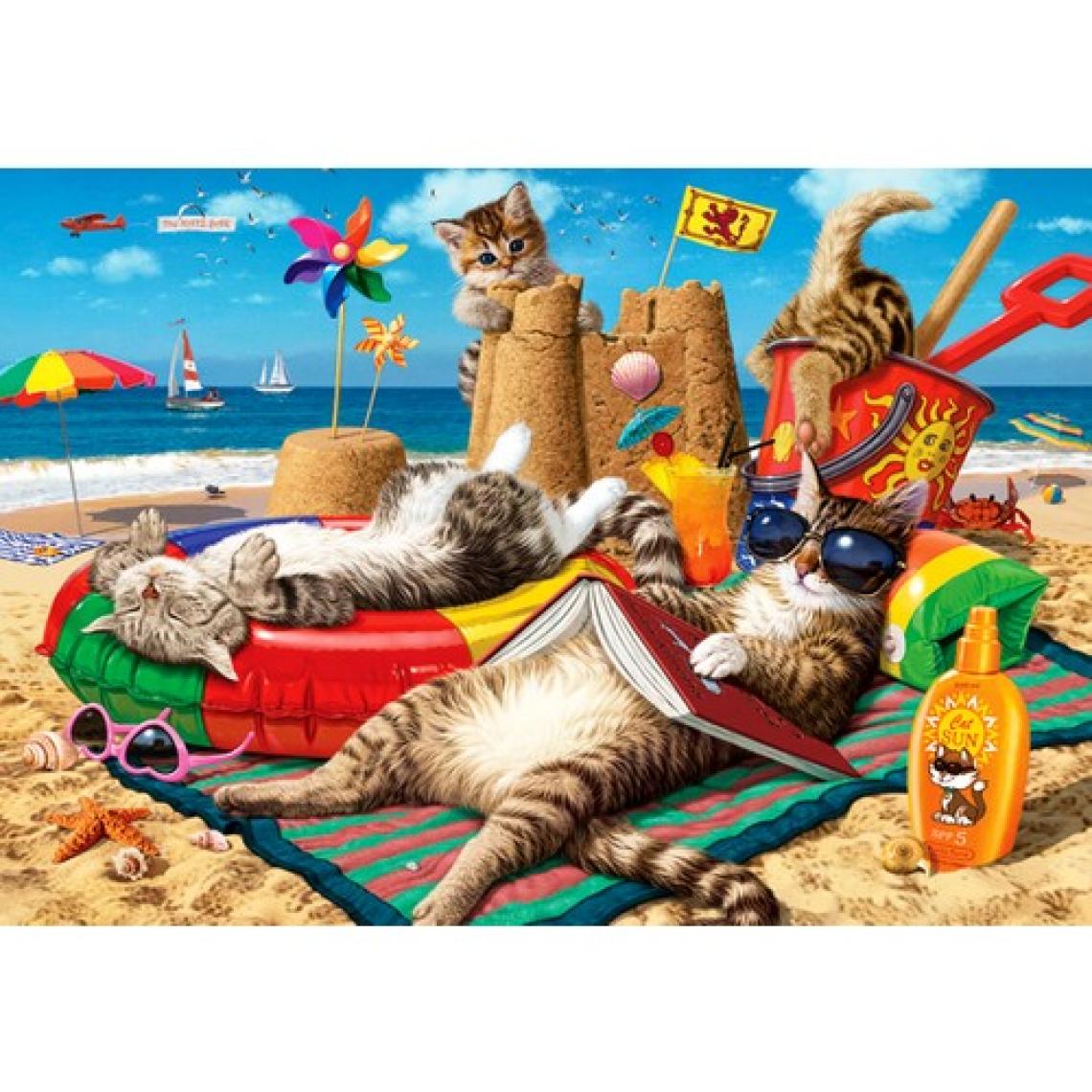 Anatolian 260 Parçalık Puzzle / Kedilerin Plaj Keyfi - Kod 3322