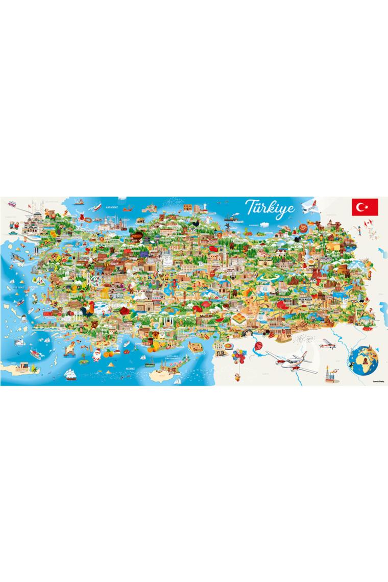 1500 Parça Türkiye Haritası 3793