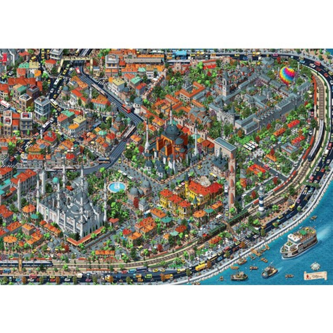 Anatolian 3000 Parçalık Puzzle / Fractal İstanbul - Kod 4913