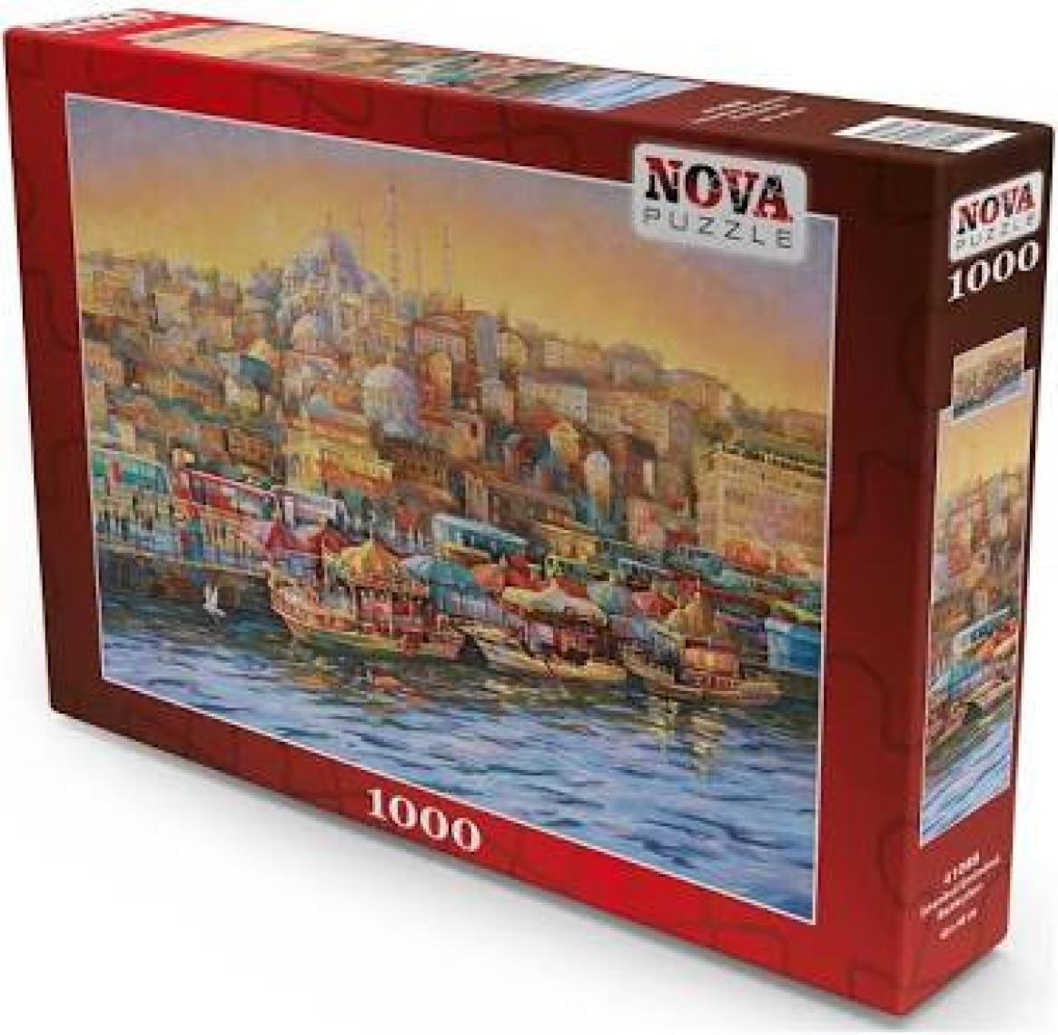 Nova Puzzle 1000 Parça İstanbul Eminönü Balıkçıları Puzzle - Nikolay Sivenkov