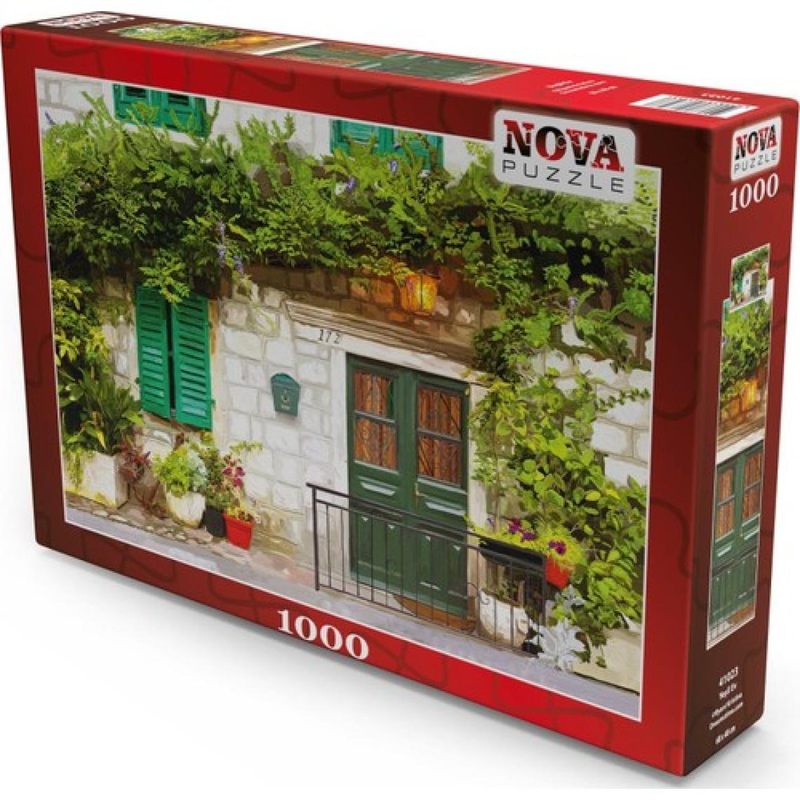 Nova Puzzle 1000 Parça Yeşil Ev Puzzle - 41023