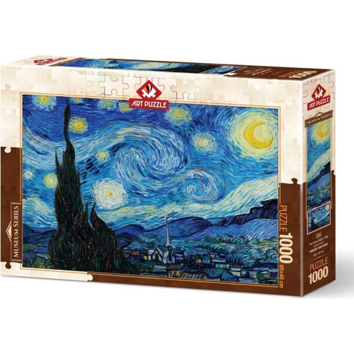 Art Puzzle Yıldızlı Gece, 1889 1000 Parça Puzzle