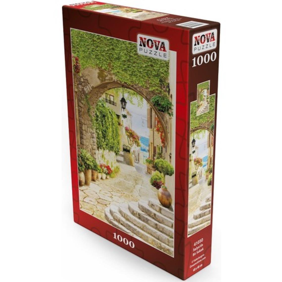 Nova Puzzle 1000 Parça İtalya'Da Bir Sokak Puzzle