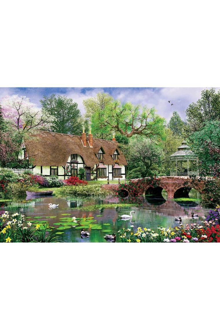 Nilüfer Çiçekleri 1000 Parça Puzzle