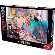 Anatolian 1000 Parçalık Puzzle / Haylaz Köpekler - Kod 1064