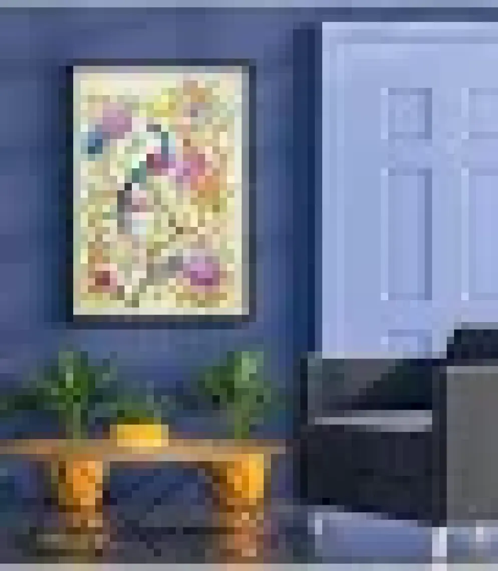 Nova Puzzle Peri Bahçesinde Mutluluk Kuşu Puzzle - 1000 Parçalık