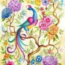 Nova Puzzle Peri Bahçesinde Mutluluk Kuşu Puzzle - 1000 Parçalık