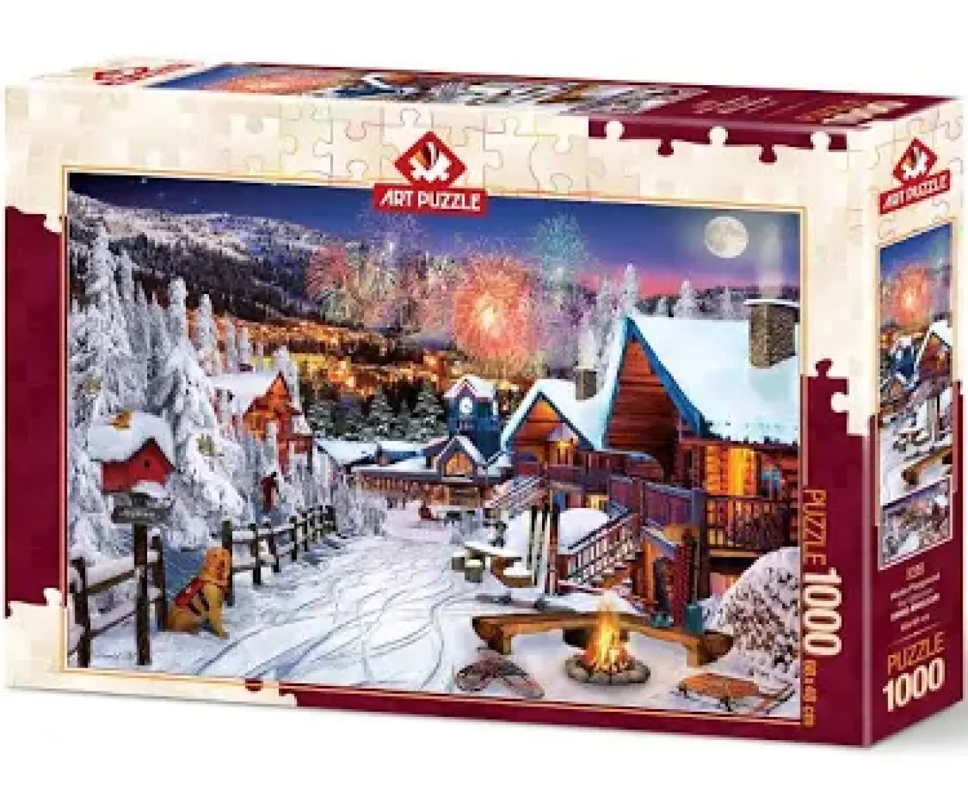 Art Puzzle 1000 Parça Kış Eğlencesi 5183