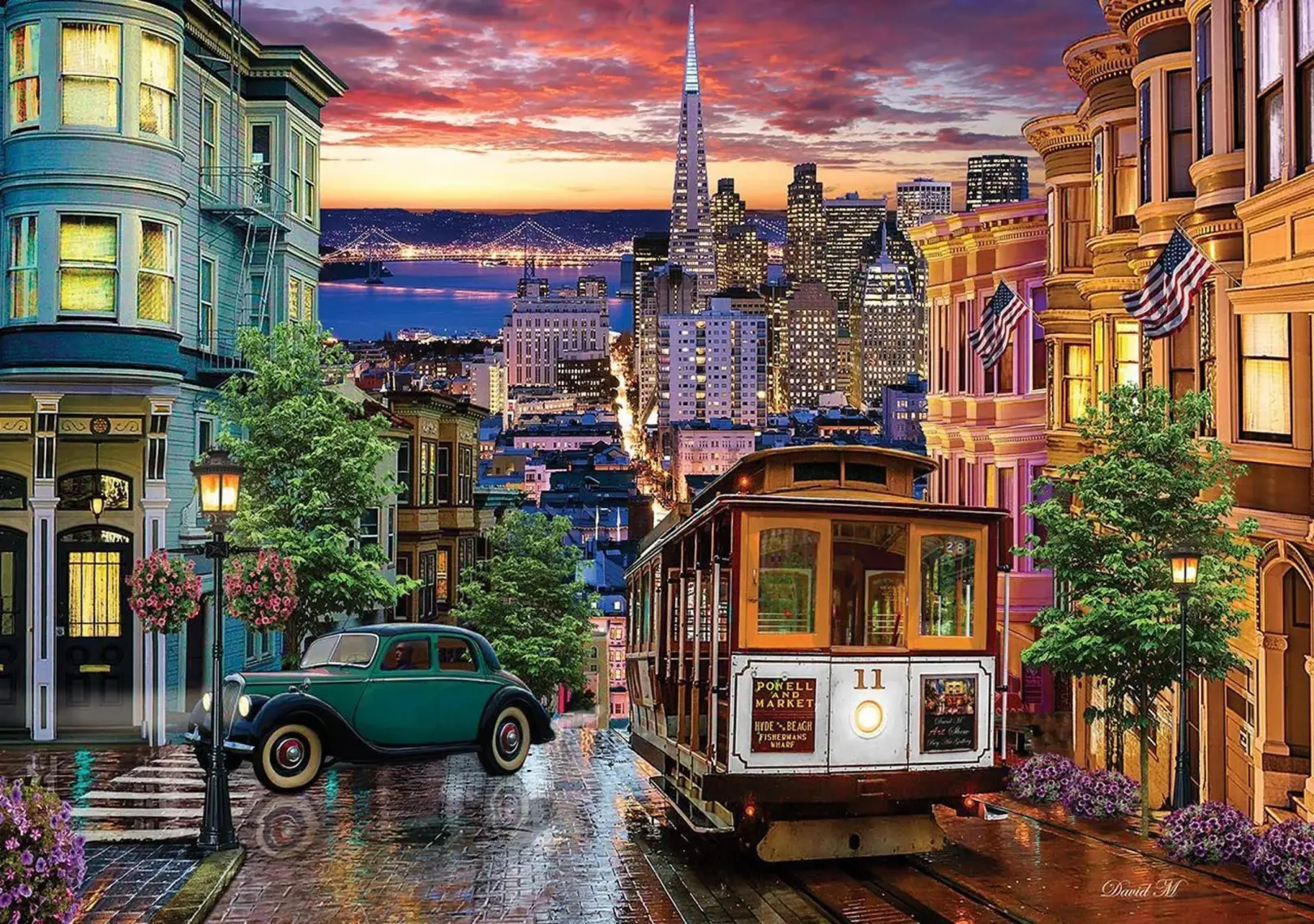 Ks Puzzle 23009 Sunset In San Francisco 3000 Parça