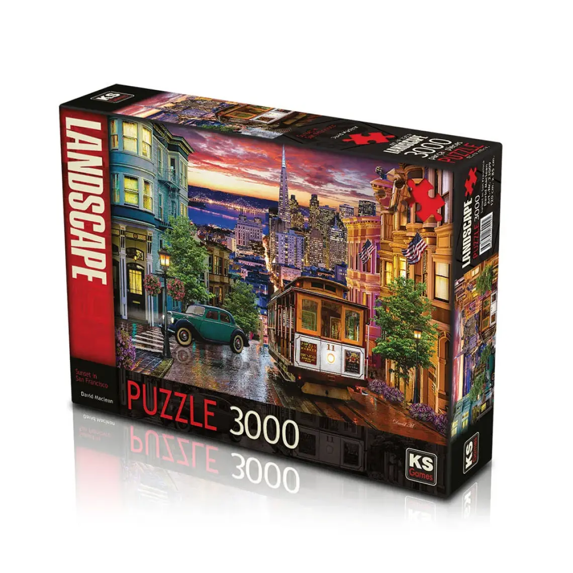Ks Puzzle 23009 Sunset In San Francisco 3000 Parça