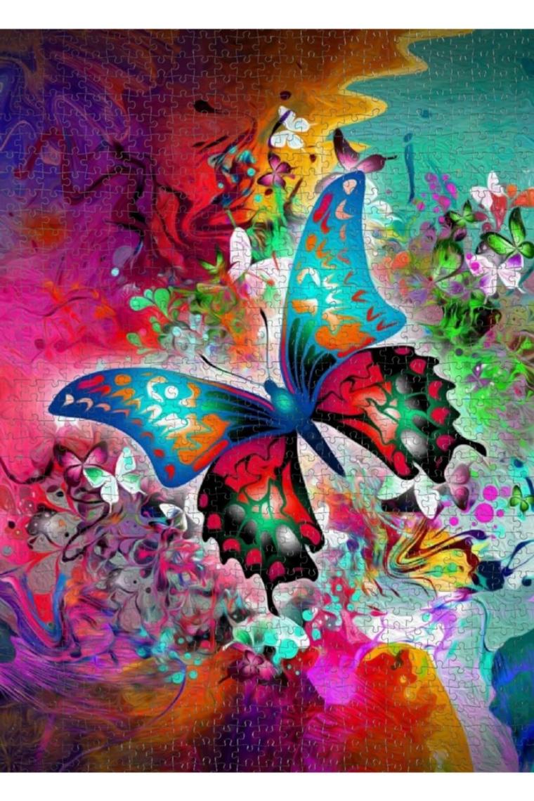 Nova Puzzle 1000 Parça Kelebeğin Doğuşu Fantastik Puzzle - 41021