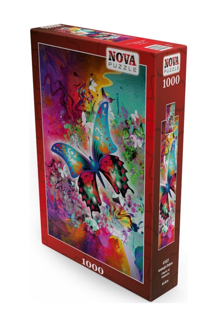 Nova Puzzle 1000 Parça Kelebeğin Doğuşu Fantastik Puzzle - 41021
