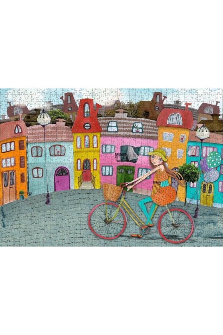 Nova Puzzle 1000 Parça Bisikletle Gezinti Puzzle