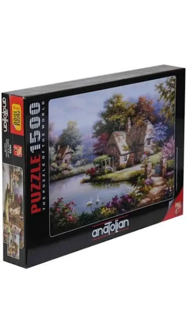 Anatolian 1500 Parçalık Puzzle - Kuğular ve Kır Evi 4529