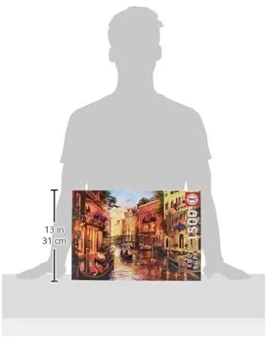 Educa Puzzle Sunset in Venice 1500 Parça Puzzle