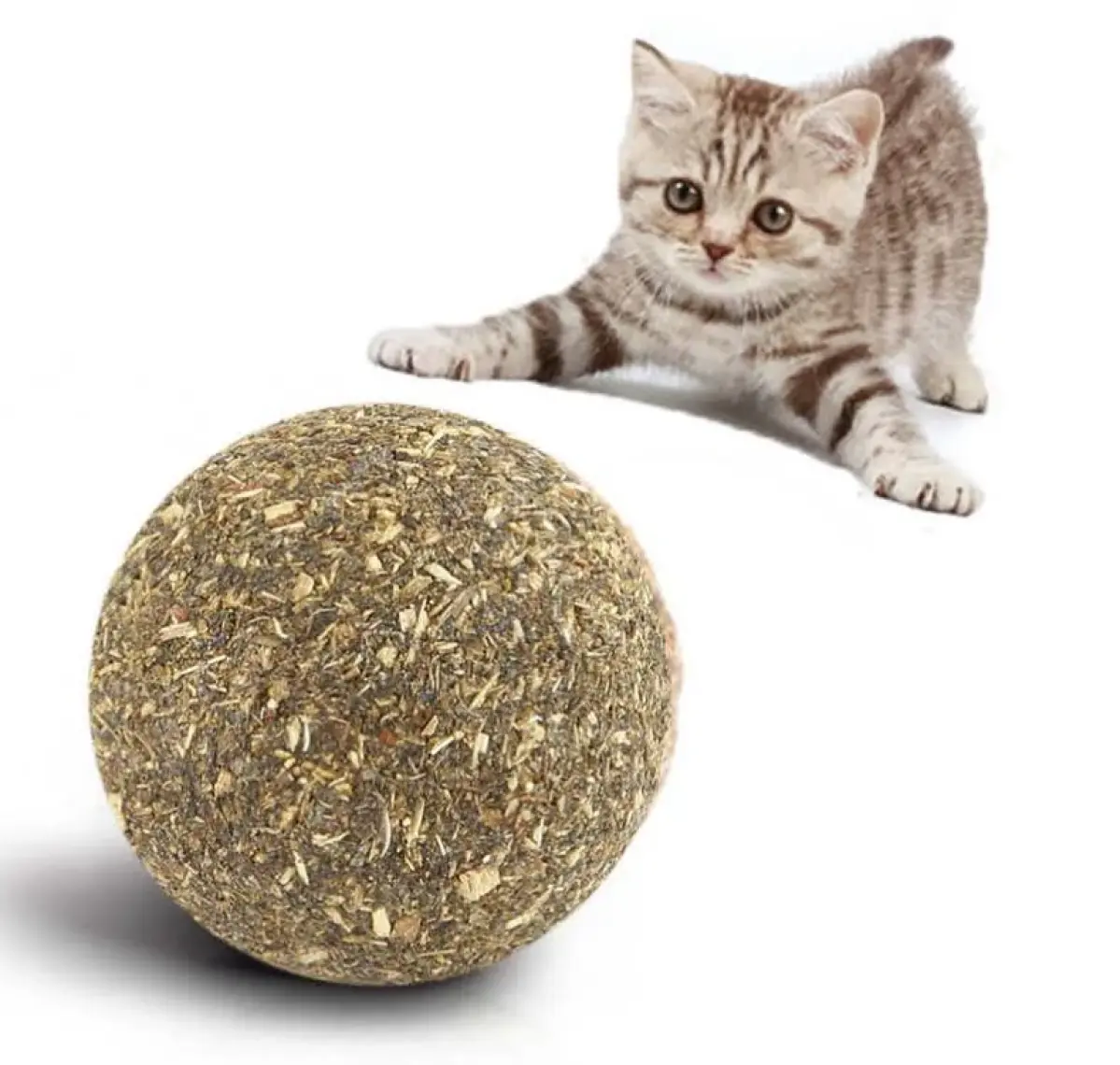 Mixpet Doğal Catnipli Yenilebilir Kedi Oyun Topu 3.2 cm