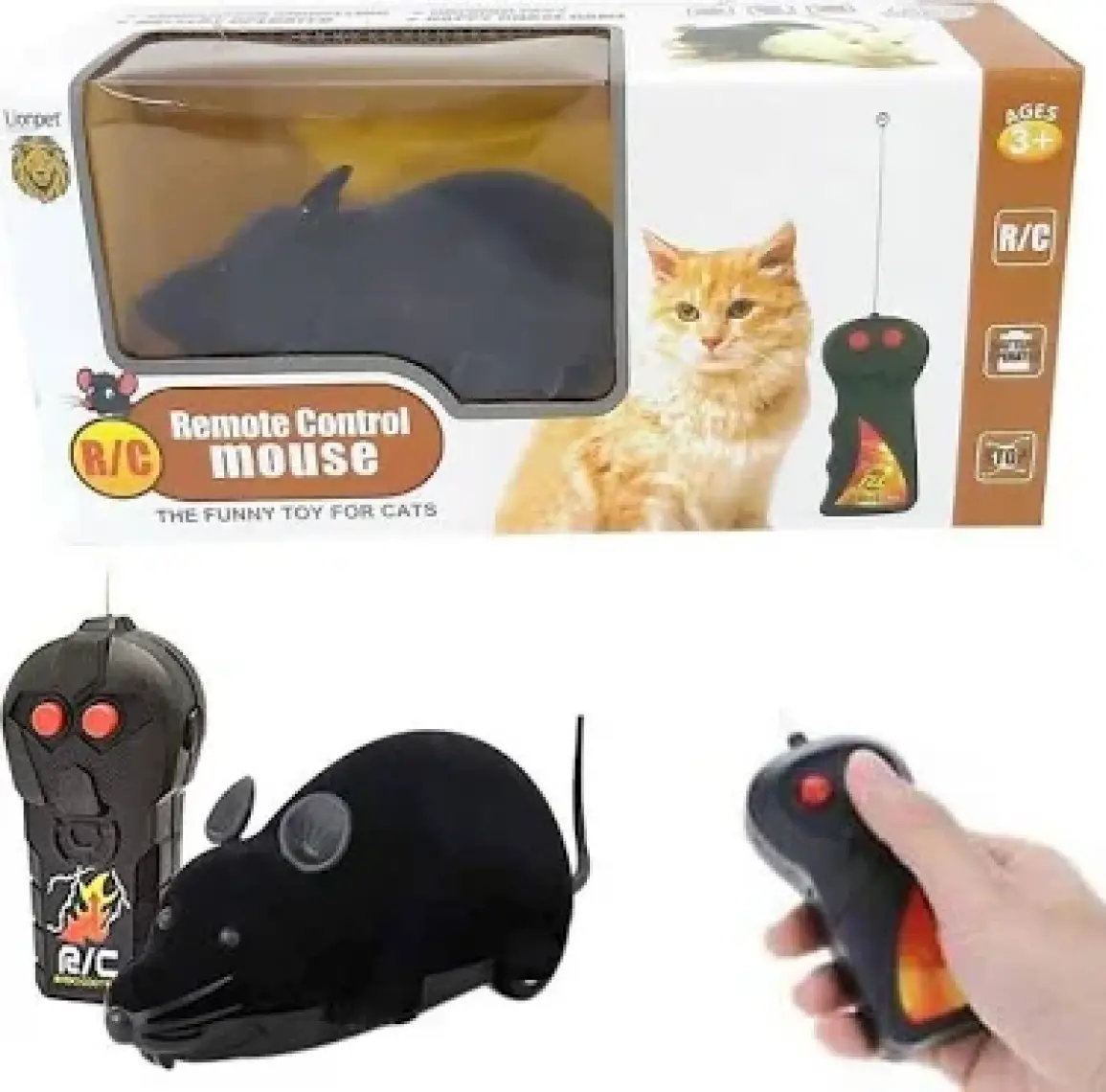 Catlife  202383-RC Uzaktan Kumandalı Fare Kedi Oyuncağı 16CM
