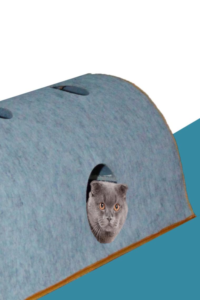 Cathide Kedi Oyun Ve Saklanma Tüneli 100 Cm Büyük Boy