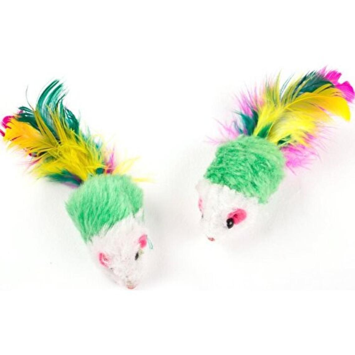 Mixpet Tüylü Mini Fare Kedi Oyuncağı 4.8 cm 4'lü
