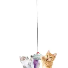 TİNEKE Vantuzlu Kedi Oltası Kedi Oyuncağı