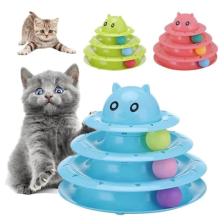 Nunbell 3 Katlı Kedi Oyuncağı Kedi Başlıklı Fare Oyunlu