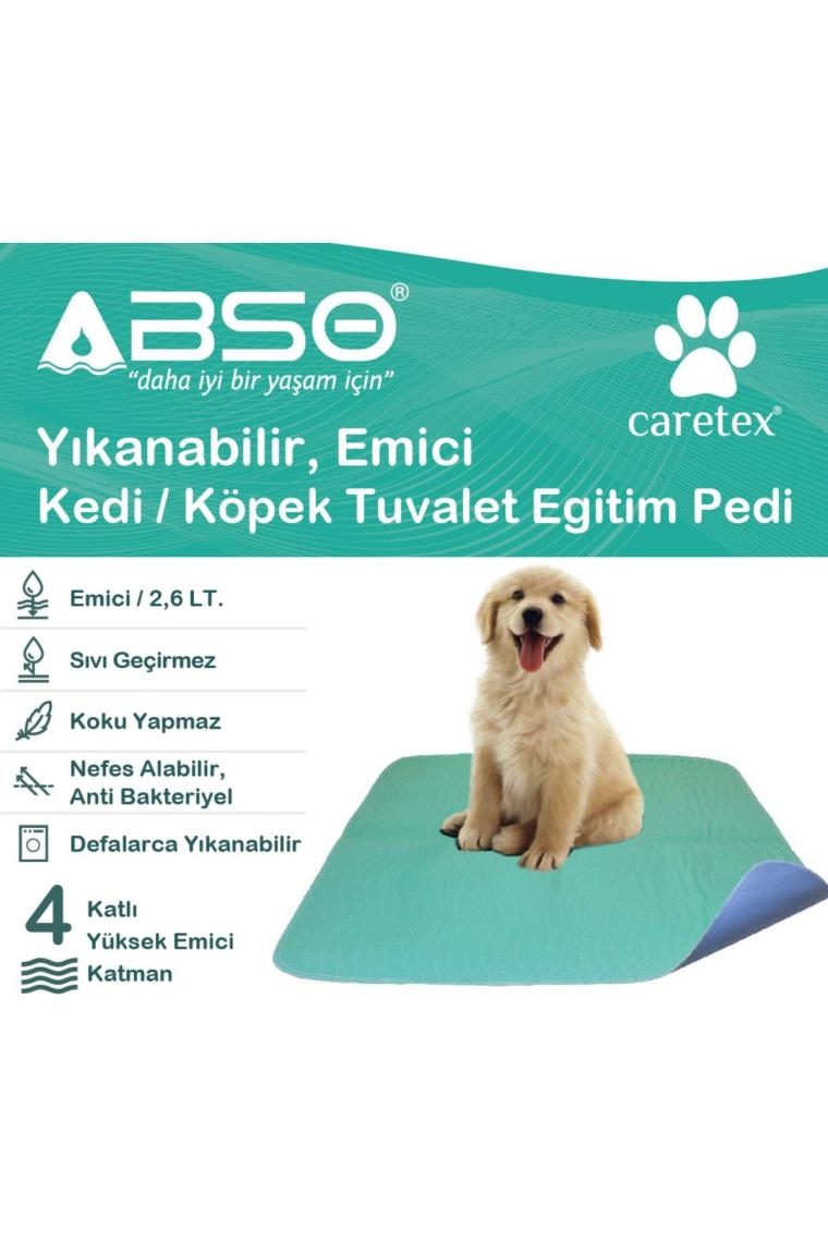 Abso Yıkanabilir Emici Tuvalet Eğitim Köpek Pedi ( 75 X 85 Cm. )