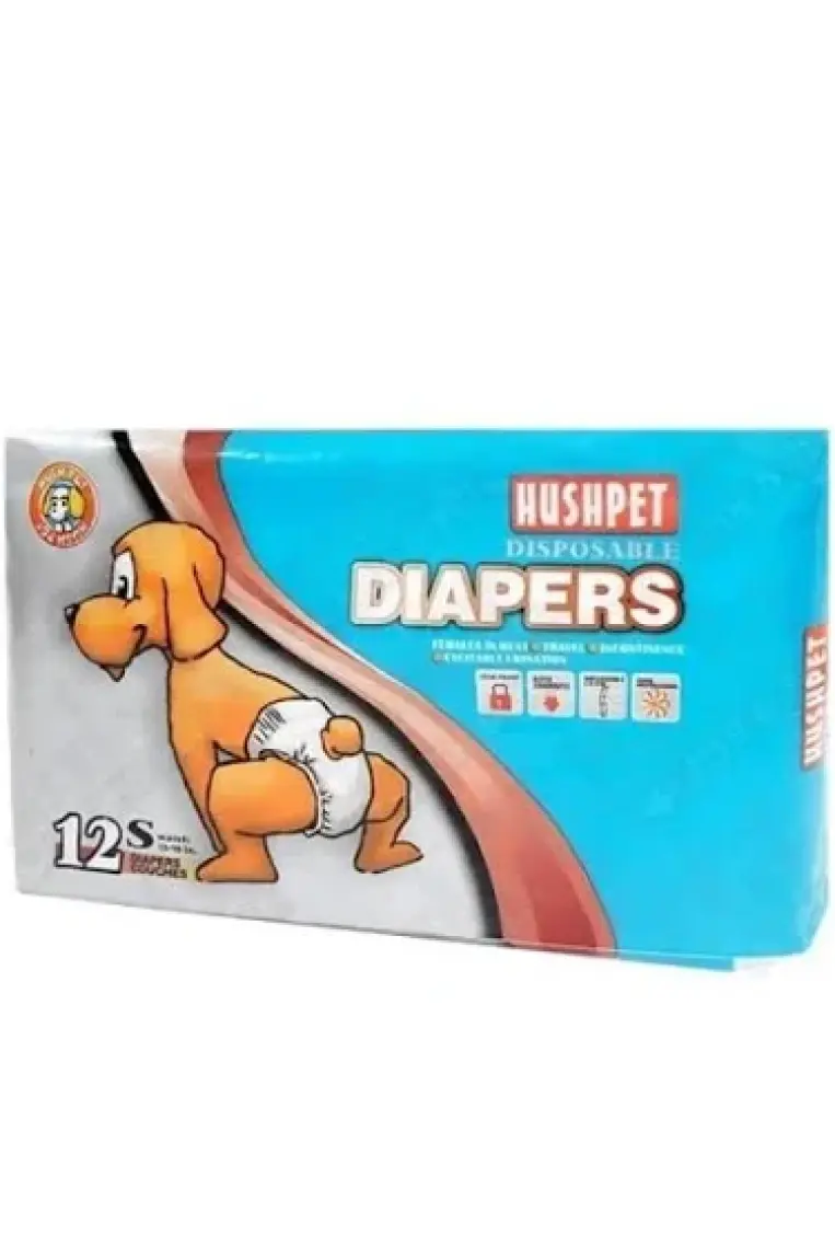 Hushpet Köpek Alt Tuvalet Bezi 12 Adet Small