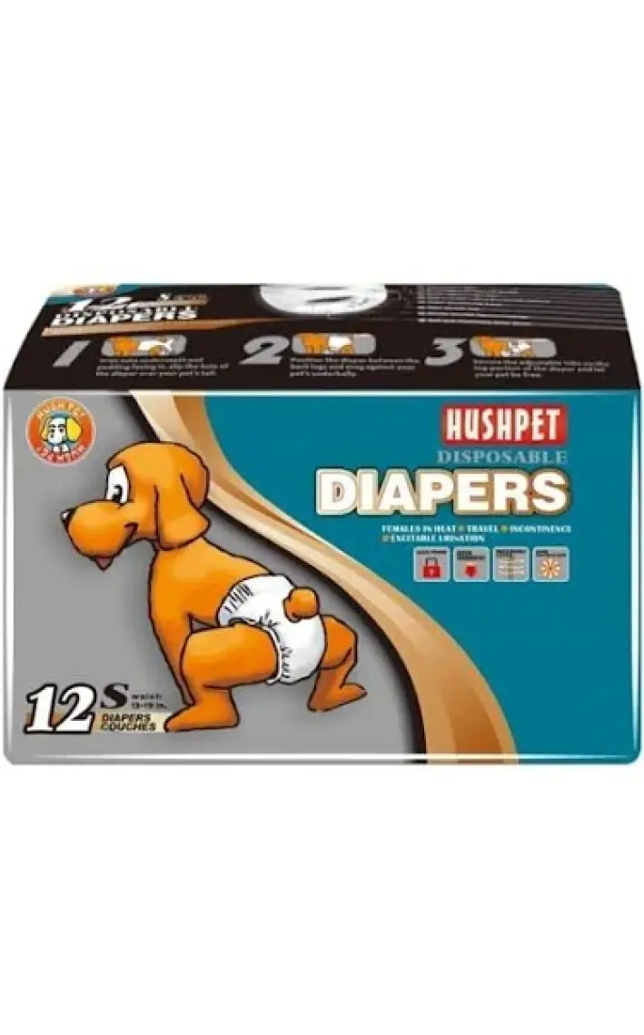 Hushpet Köpek Alt Tuvalet Bezi 12 Adet Small