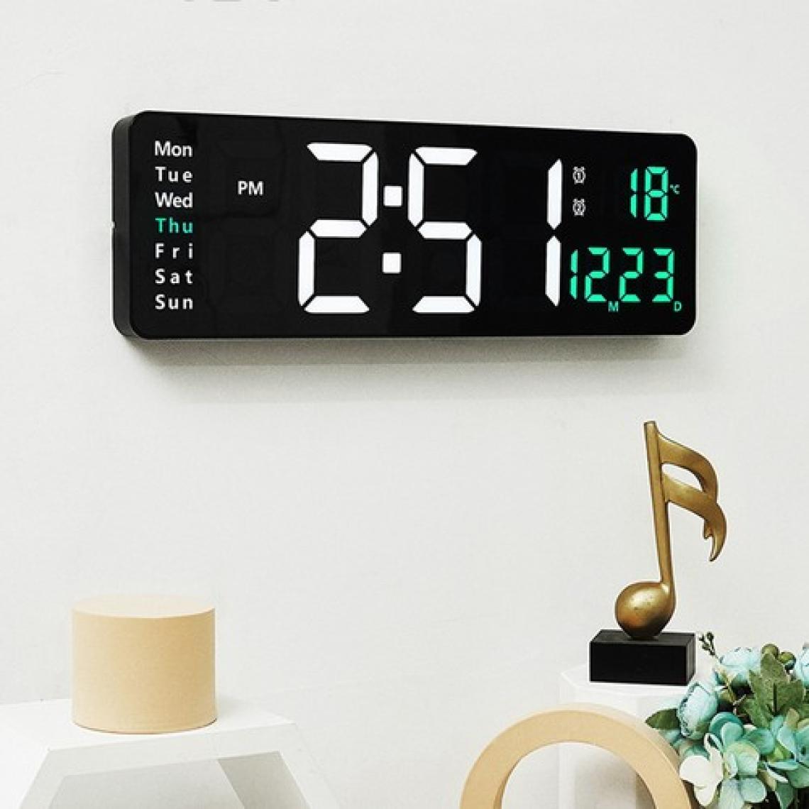 Daily Link Dailylink Kumandalı Duvara Monte Dijital Duvar Masa Saati Geri Sayım Sıcaklık Tarih Alarm