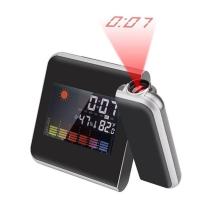 Upway Projektörlü LCD Ekranlı Dijital Masa Saati Yansıtmalı Tarih Derece Nem