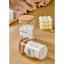 Fbz Home 2'li Dekoratif Ahşap Kapaklı Akrilik 250 ml Dekoratif Diş Ipi & Makyaj Pamuğu
