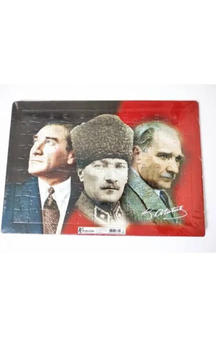 Puzz 99 Parça Çerçeveli Atatürk Yapboz (25X35 Cm)