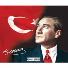 Puzz 99 Parça Çerçeveli Atatürk Yapboz (25X35 Cm)