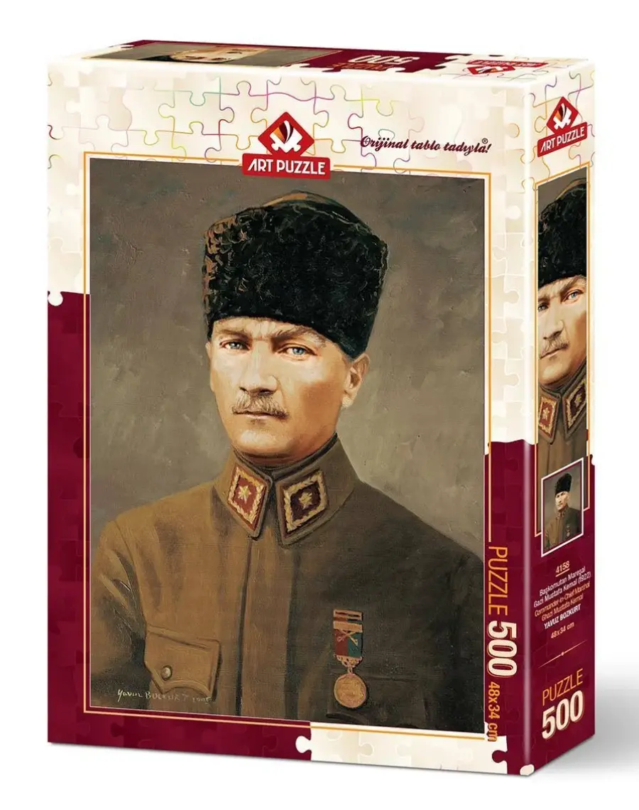 Art Puzzle Başkomutan Mareşal Gazi Mustafa Kemal (500 Parça)