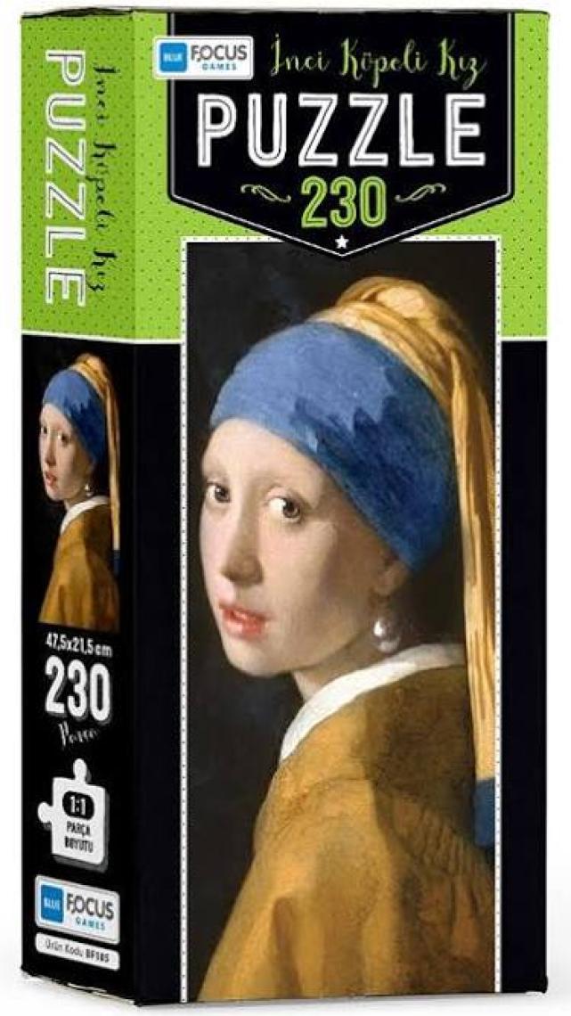 Blue Focus İnci Küpeli Kız 230 Parça Puzzle