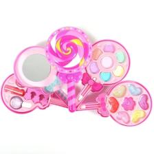 Pretty Pinky Lolipop Şekilli Oyuncak Güzellik ve Makyaj Seti Katlanabilen- 5 Katman Makyaj Seti