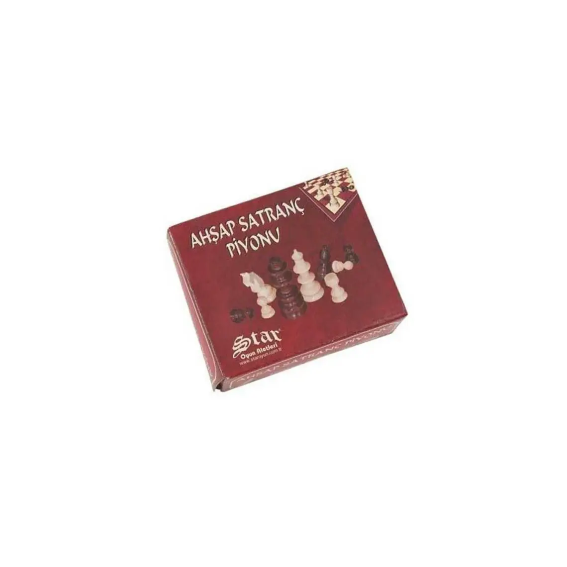 Star Satranç Piyonu Ahşap NO:1