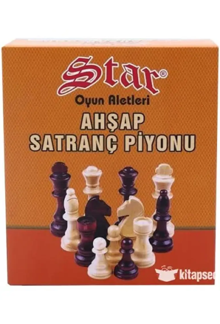 Star Satranç Piyonu Ahşap NO:3