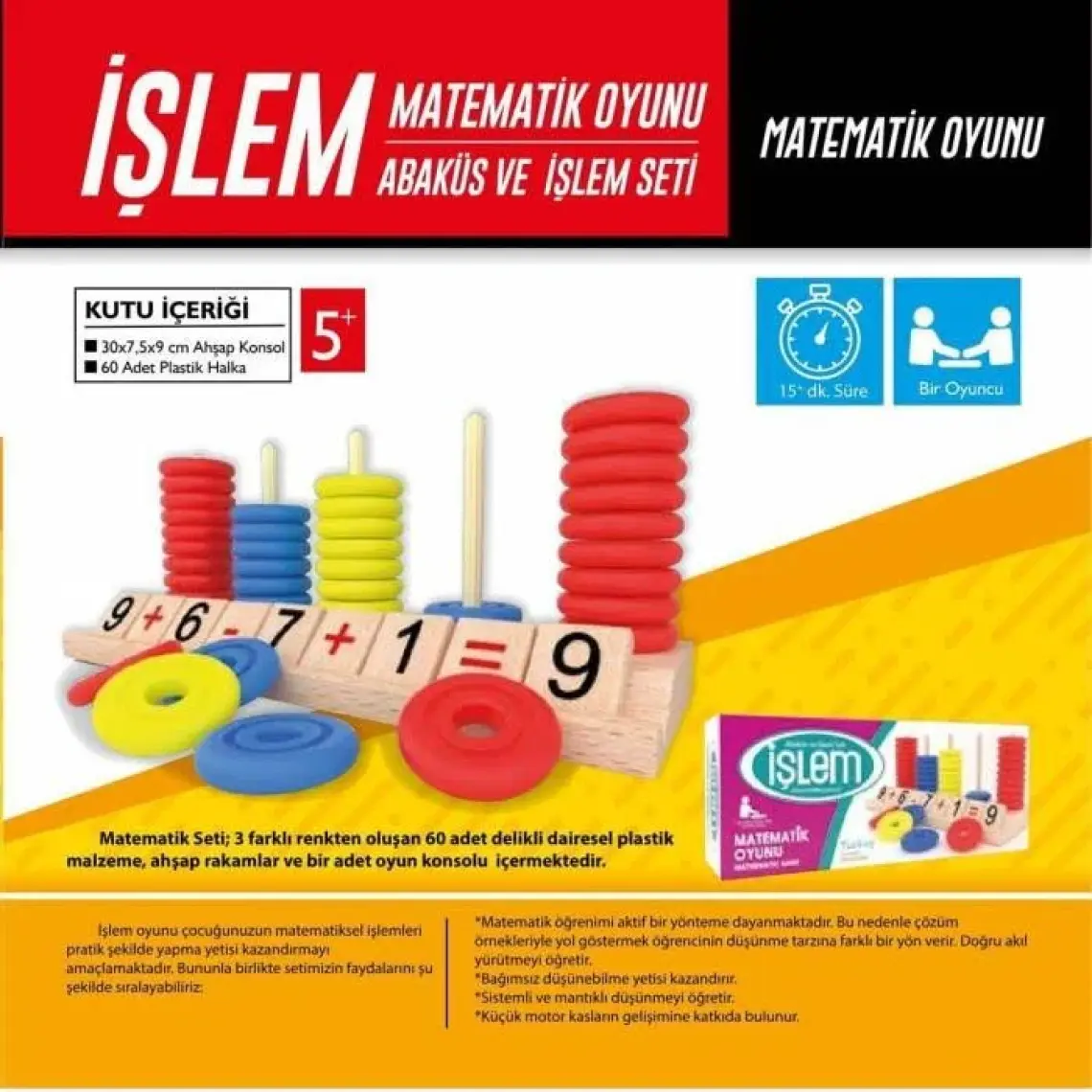 Bubu Abaküs Ve İşlem Seti