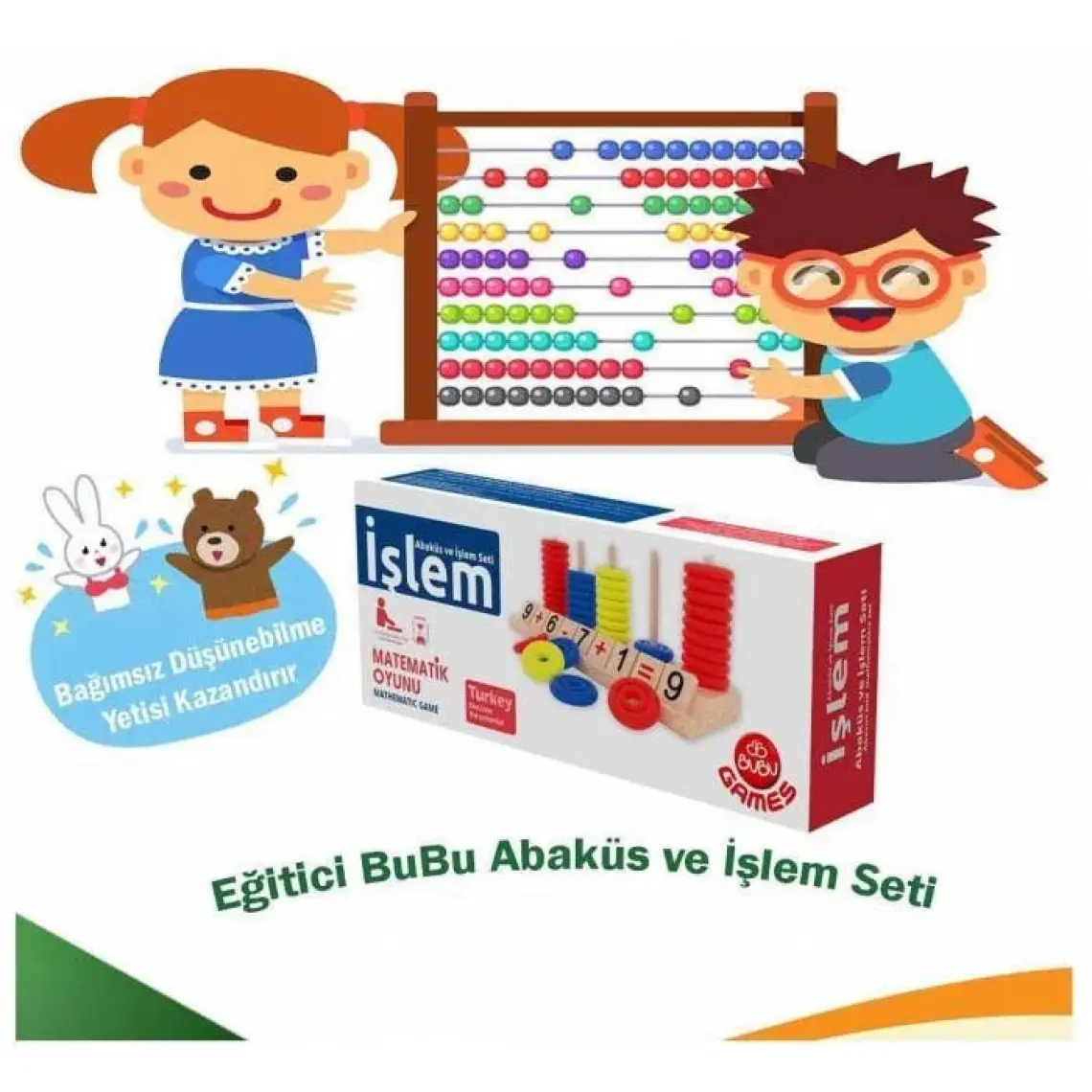 Bubu Abaküs Ve İşlem Seti