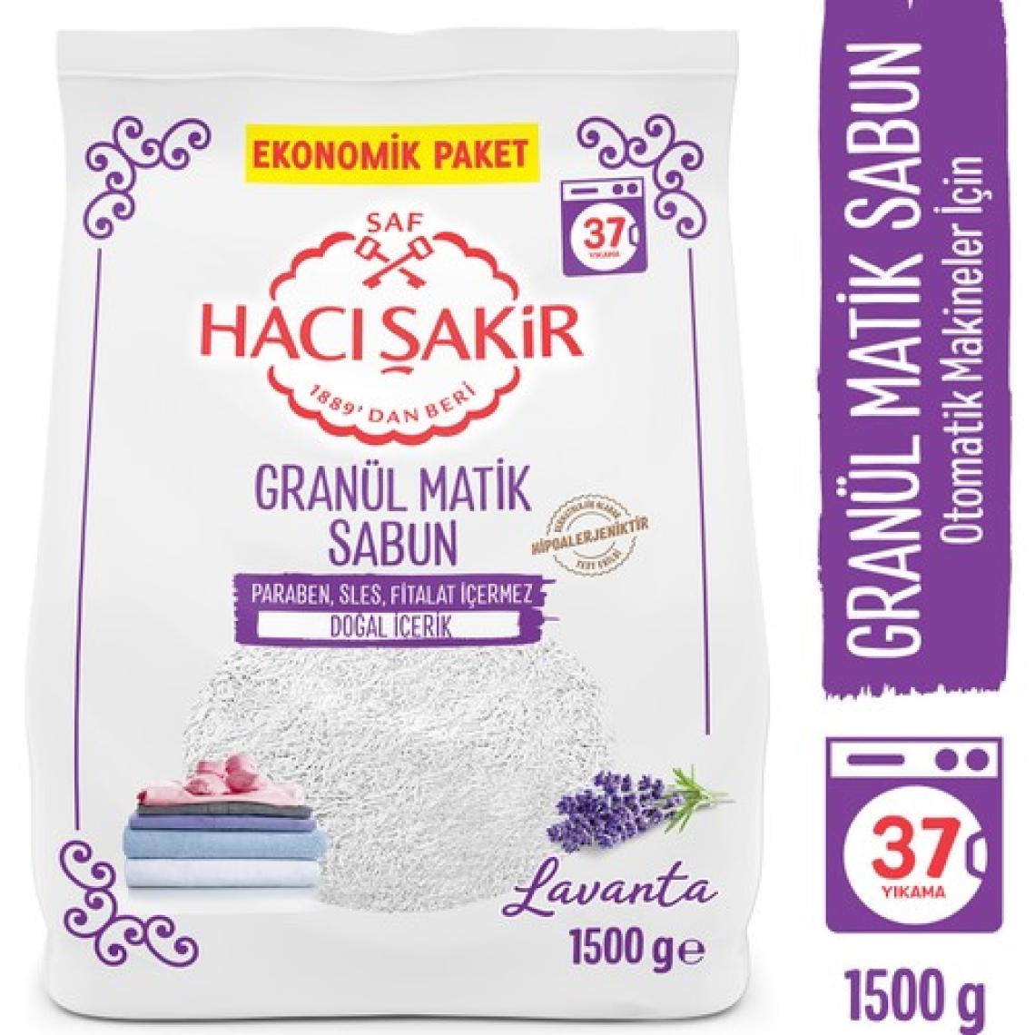 Hacı Şakir Granül Matik Lavanta 1500 gr