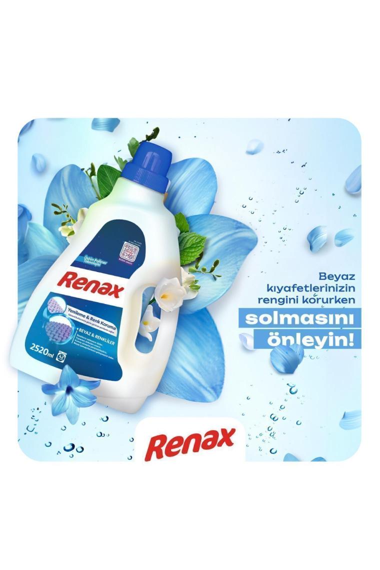 Sıvı Çamaşır Deterjanı 2520 ml - 4 Lü Paket (2 RENKLİLER 2 BEYAZLAR)