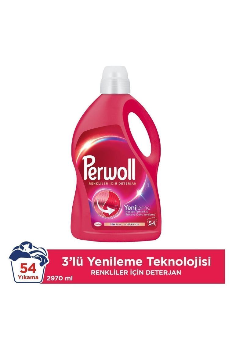 Yenileme Siyah 2x 2.97L 54 Yıkama & Renkliler  2x 2.97L 54 Yıkama Sıvı Çamaşır Deterjanı(216 Yıkama)
