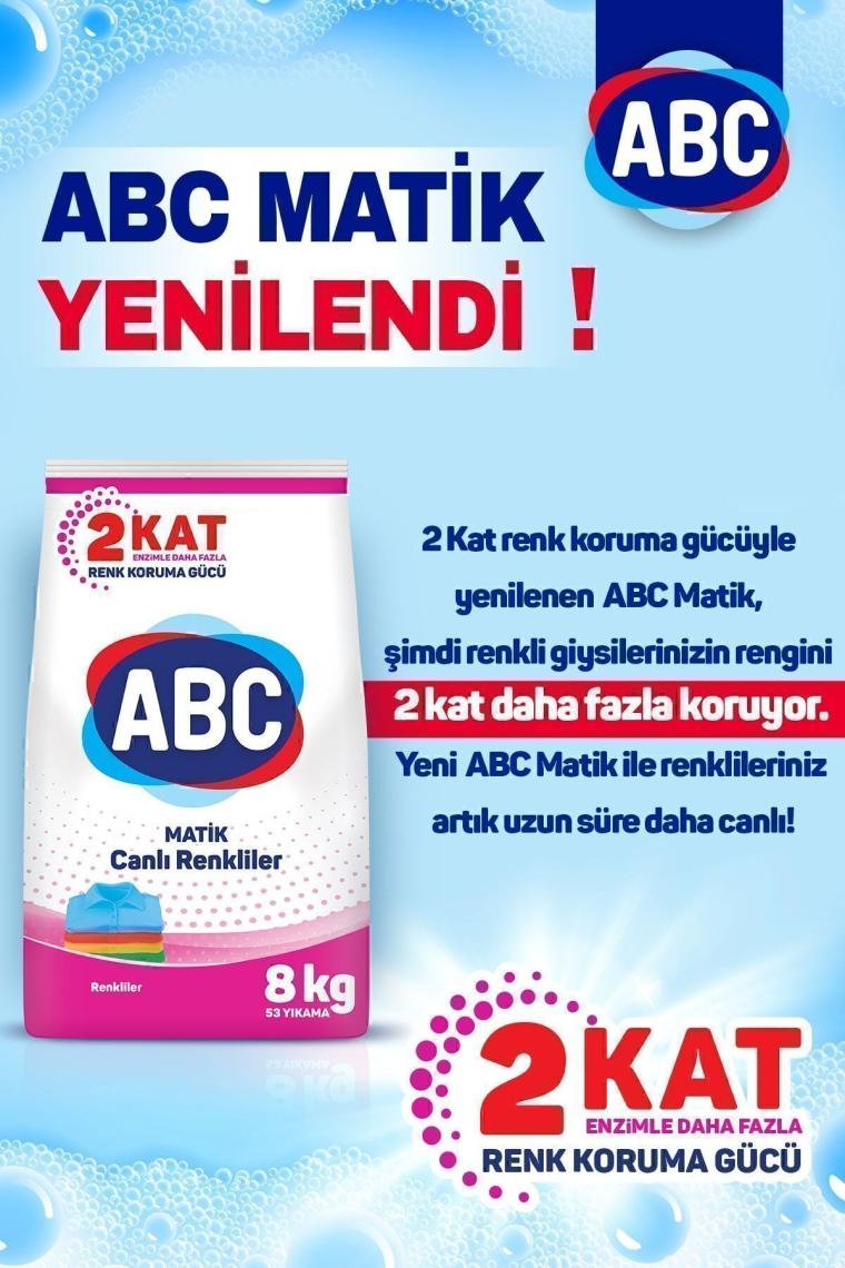 ABC Matik Color 8 kg Toz Deterjan